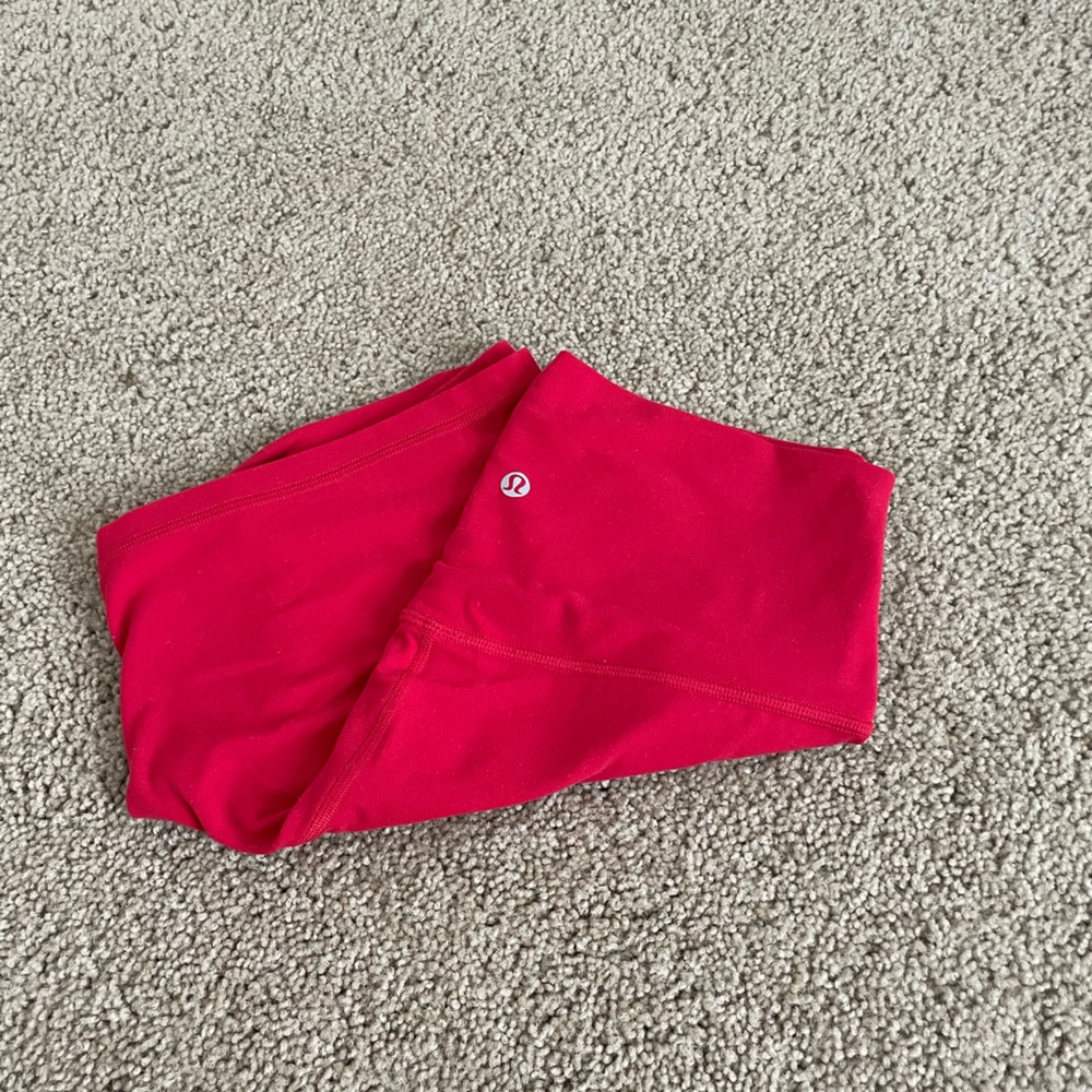 Lululemon Align Short Size 8 Red